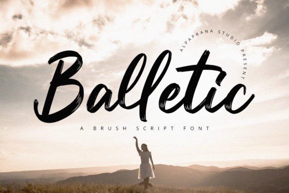 Balletic Font - Featured Image