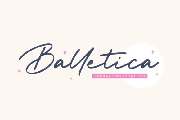 Balletica Script Font - Featured Image