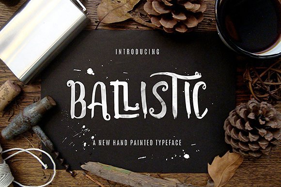 Ballistic Font - Featured Image