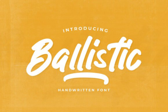 Ballistic Font - Featured Image