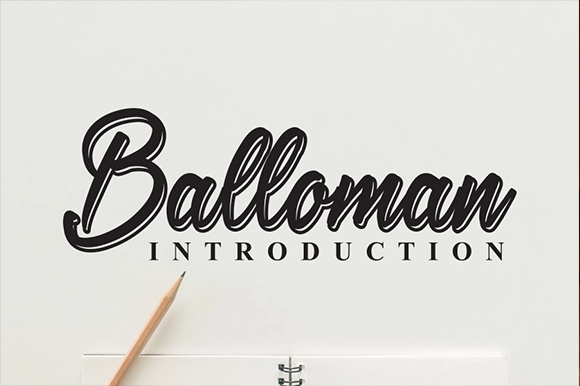 Balloman Font - Featured Image