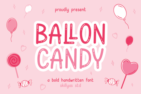 Ballon Candy Font - Featured Image