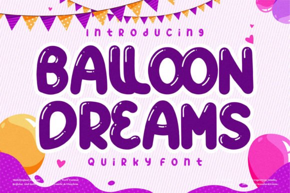 Ballon Dreams Font - Featured Image
