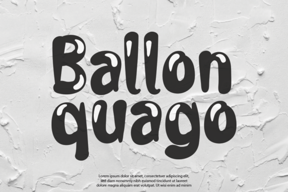 Ballon Quago Font - Featured Image