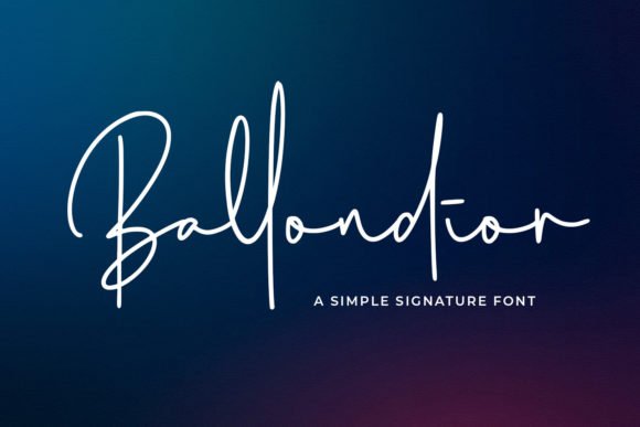 Ballondior Font - Featured Image