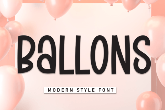Ballons Font - Featured Image