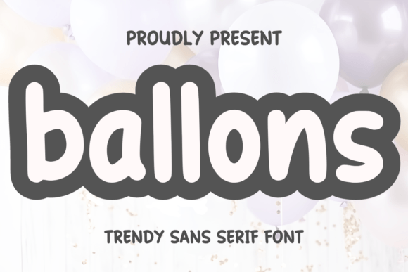 Ballons Font - Featured Image