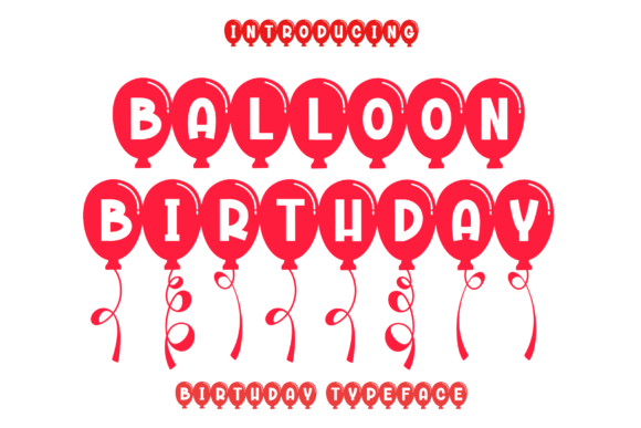 Balloon Birthday Font - Featured Image