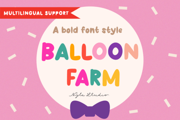 Balloon Farm Font - Featured Image