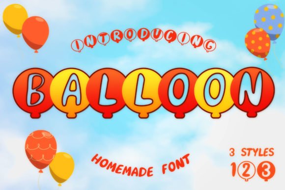 Balloon Font - Featured Image