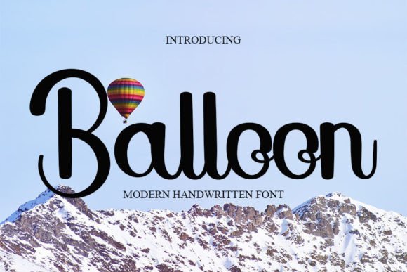 Balloon Font - Featured Image