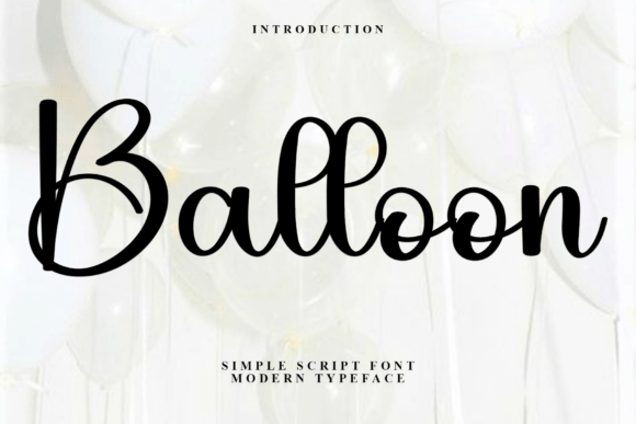 Balloon Font - Featured Image