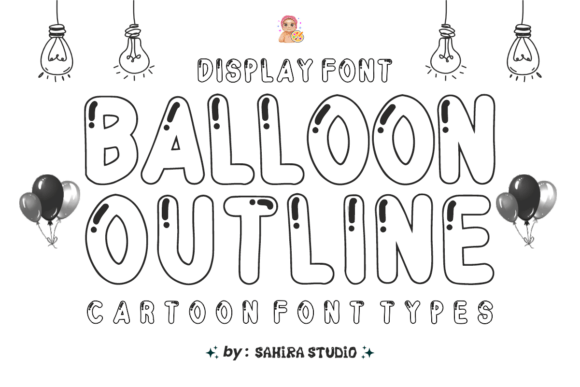 Balloon Outline Font - Featured Image