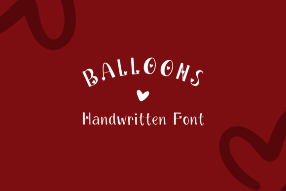 Balloons Font - Featured Image
