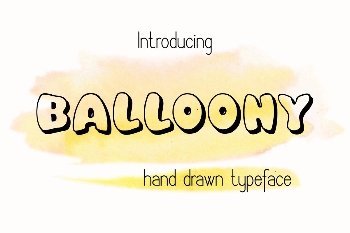 Balloony Font - Featured Image