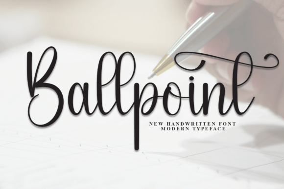 Ballpoint Font - Featured Image
