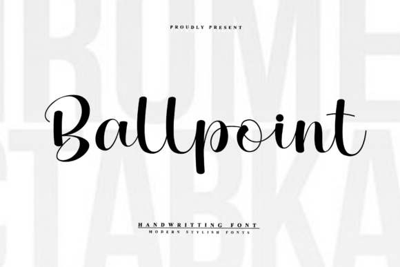 Ballpoint Font - Featured Image