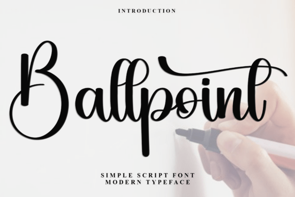 Ballpoint Font - Featured Image