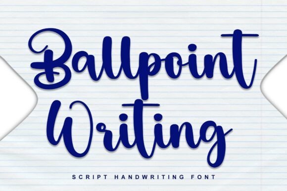 Ballpoint Writing Font - Featured Image
