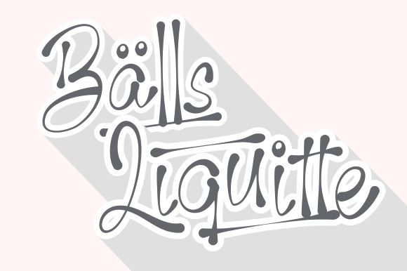 Balls Liquitte Font - Featured Image