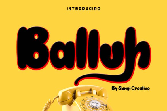 Balluh Font - Featured Image