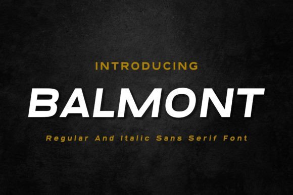 Balmont Font - Featured Image