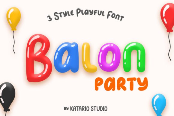 Balon Party Font - Featured Image
