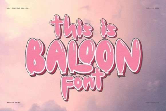 Baloon Font - Featured Image