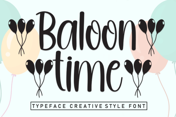 Baloon Time Font - Featured Image