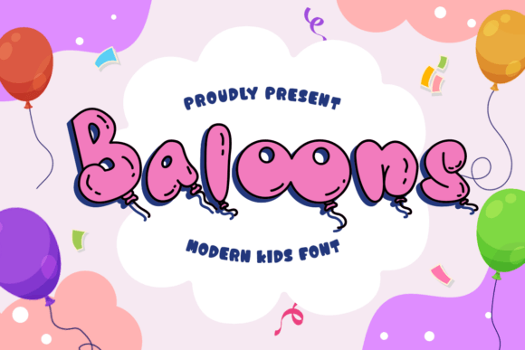 Baloons Font - Featured Image