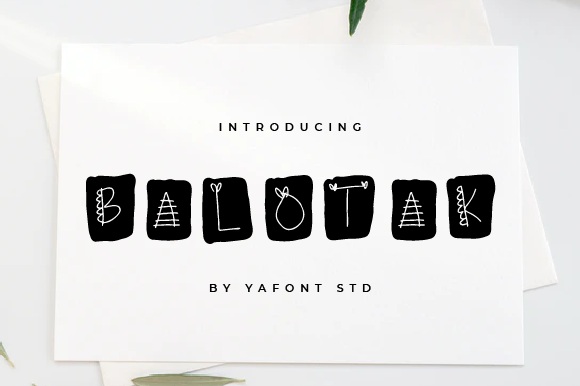 Balotak Font - Featured Image