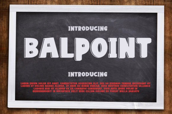 Balpoint Font - Featured Image