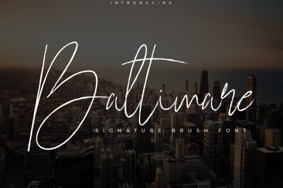 Baltimare Font - Featured Image