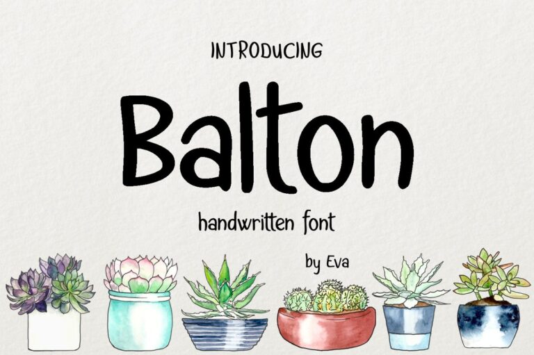 Balton Font - Featured Image
