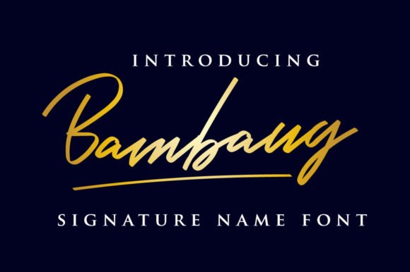 Bambang Font - Featured Image
