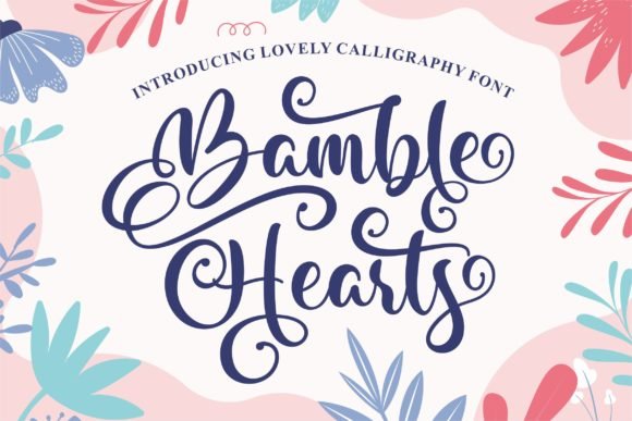 Bamble Hearts Font - Featured Image