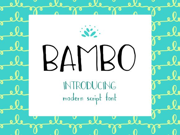 Bambo Font - Featured Image