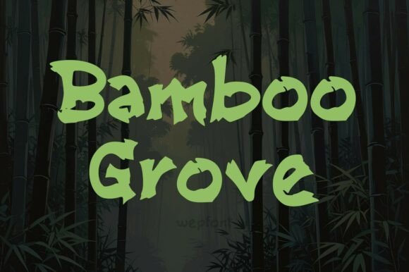 Bamboo Grove Font - Featured Image