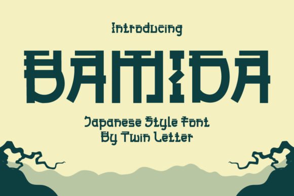 Bamida Faux Japanese Font - Featured Image