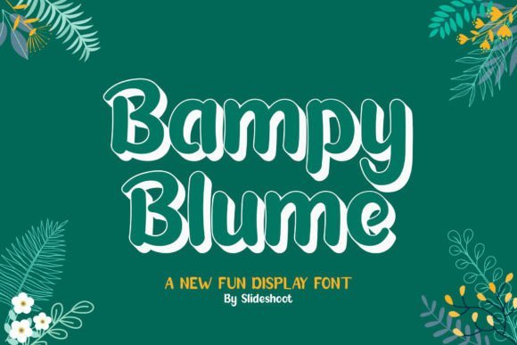 Bampy Blume Font - Featured Image