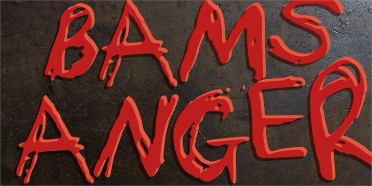 Bams Anger Font - Featured Image