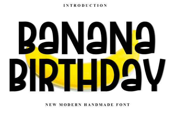 Banana Birthday Font - Featured Image