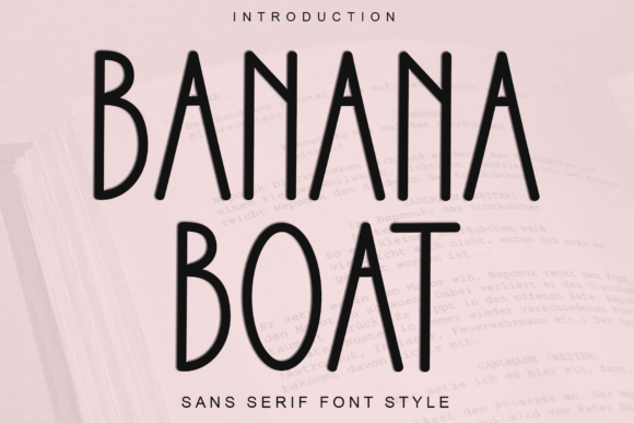 Banana Boat Font - Featured Image