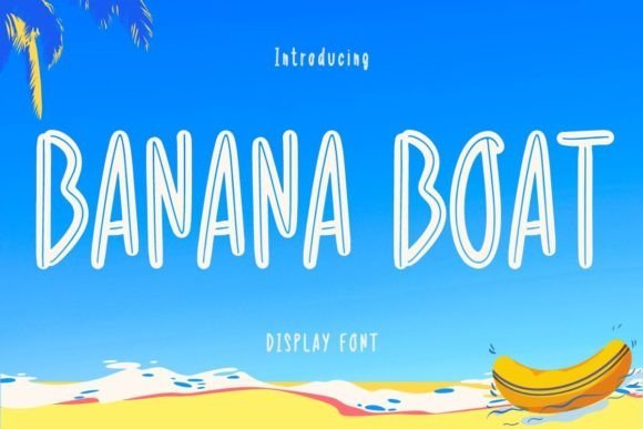 Banana Boat Font - Featured Image