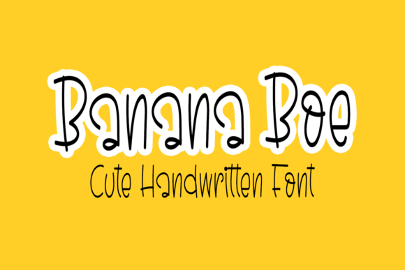 Banana Boe Font - Featured Image