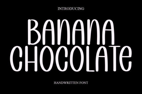 Banana Chocolate Font - Featured Image