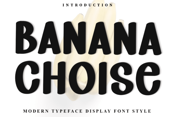 Banana Choise Font - Featured Image