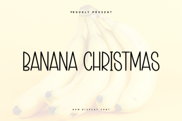 Banana Christmas Font - Featured Image