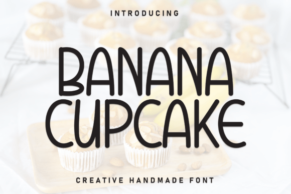 Banana Cupcake Font - Featured Image