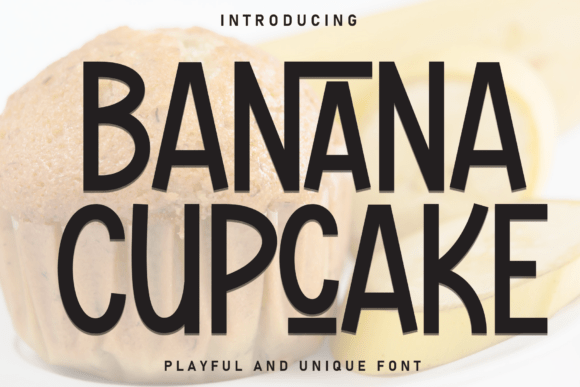 Banana Cupcake Font - Featured Image